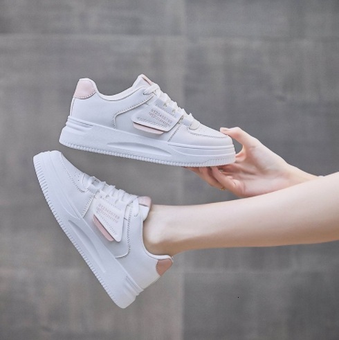 2025 New Thick Bottom Korean Edition Casual Sports Designer Fashion Board Shoes for Women