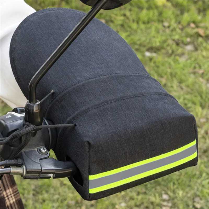 1Pair Motorcycle Windshield Handlebar Gloves Windproof Motorcycle Gloves Winter Warm Electric Car Handle Covers Moto Accessories S25118{category}