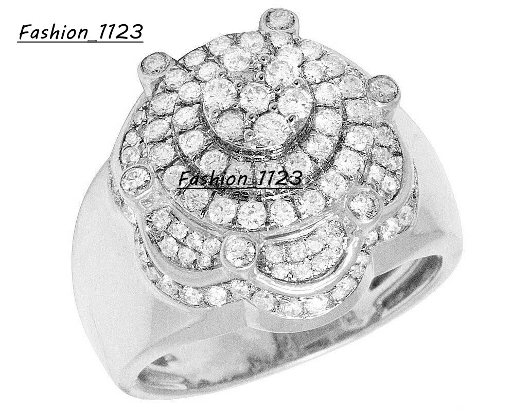 Customized Moissanite Round Diamond King Crown Hip Hop Style Fully Iced Out In S925 Silver VVS Clarity Diamond Ring For Men