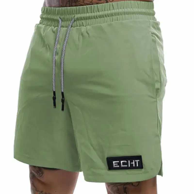 Mens and womens nylon fabric shorts five point loose sportswear quick drying solid lace same style summer X250410