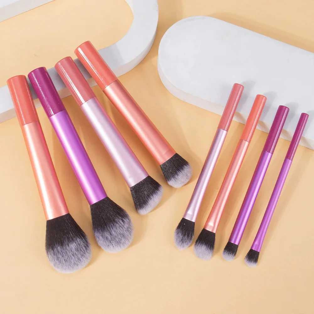 Makeup Brush Kit Soft 8pcs Synthetic Hair Make Up Brushes Foundation Blush Eyeshadow Cosmetic Makeup Tools L251110