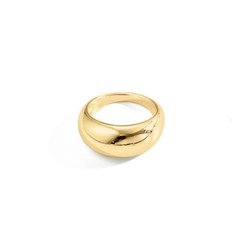 fashion accessories 14K Gold Plated Dome Ring TY high-quality jewelry