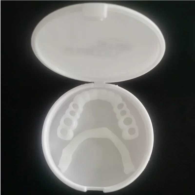 Sdatter 1 set of hot smile dentures cover denture veneer white bracket white teeth buckle cosmetic dental care M250410