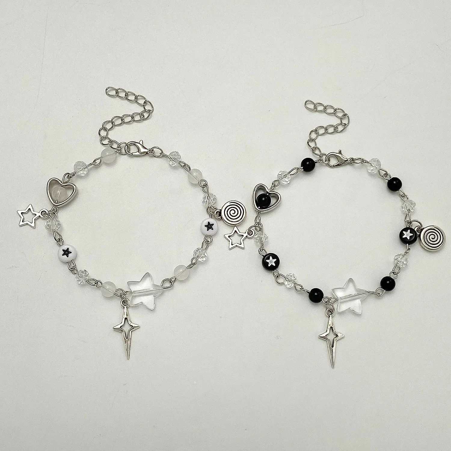 New Tredny Y2K Couple Bracelets TV Girl Matching Bracelets Who Really Cares Album Inspired Beads Bracelet Friends Jewelry GiftT251110