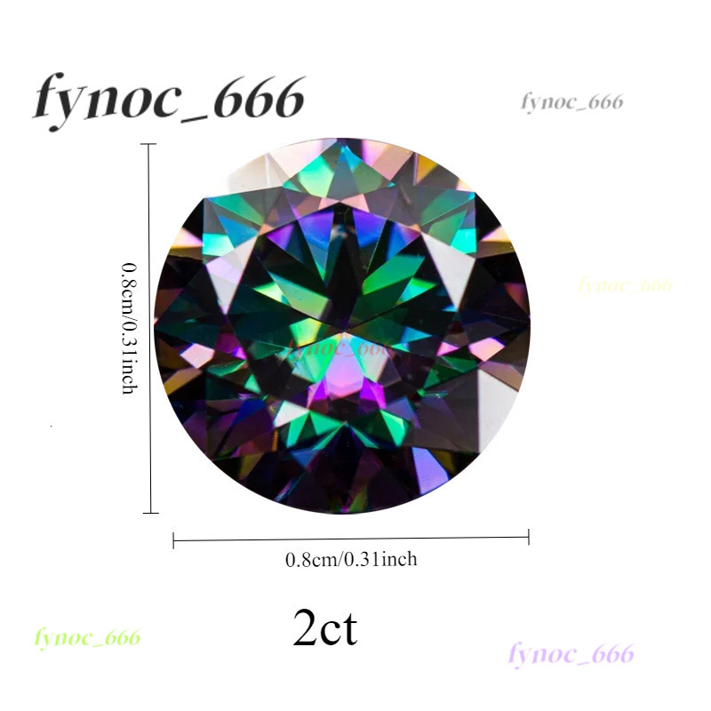 Authentic Colorful Green Moissanite Loose Stone 11mm-5ct with Certificate Round Stone for Jewelry Making Original Hot-Selling Green Diamond