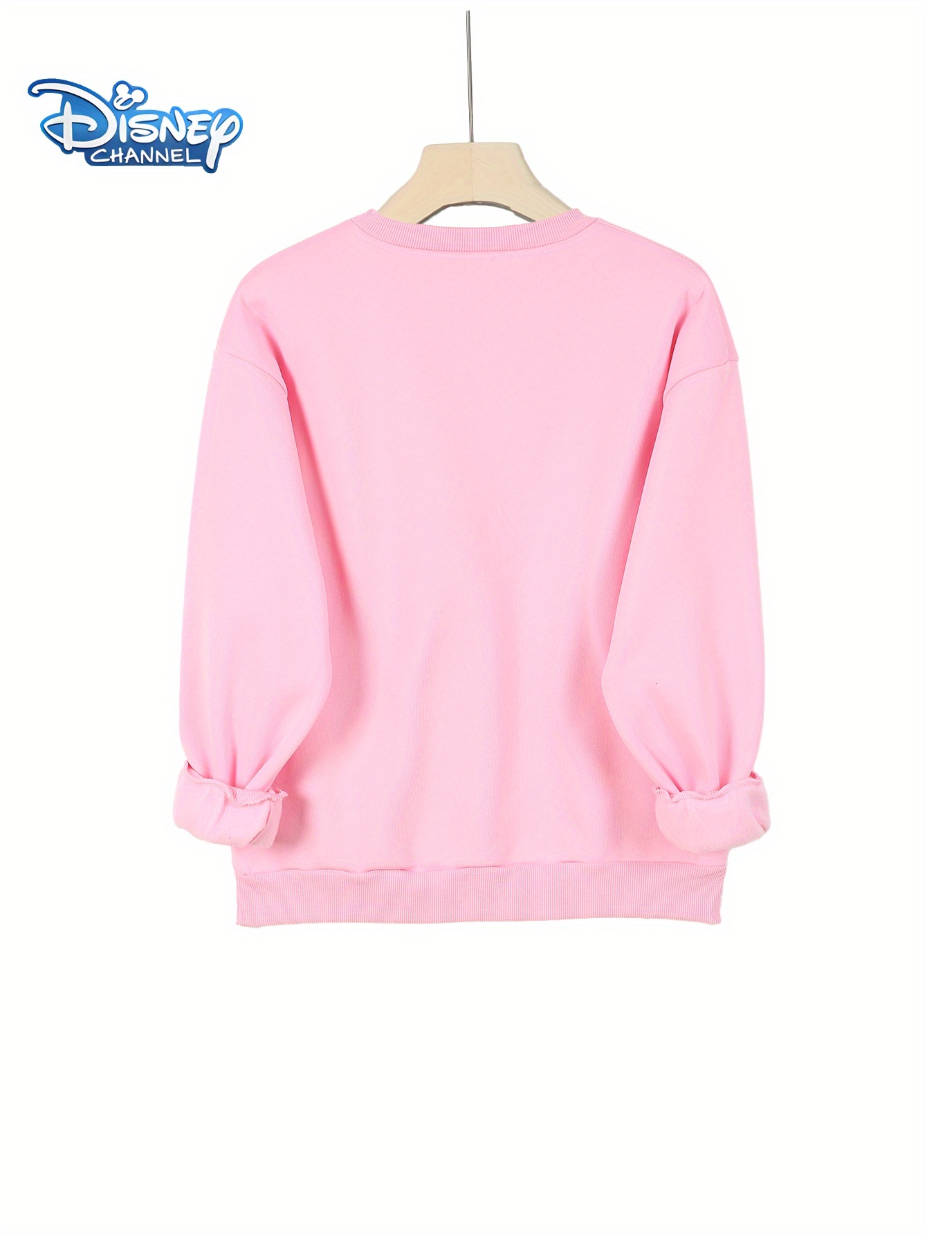 Disney Officially Licensed, Simba, Mufasa, Pumbaa, Timon, Rafiki, and Zazu Pattern Print, Plus Size Crew Neck with Multiple Prints, Casual Fashion Ver