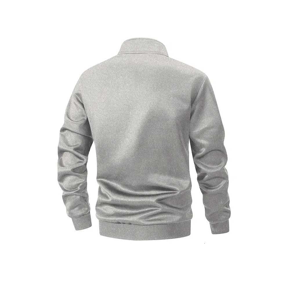 Mens Casual Tracksuit Sports Suit Set Zip Up Stand Collar Jacket Sweatpants 2PCS Outfit for Daily Streetwear Fall Winter W251110