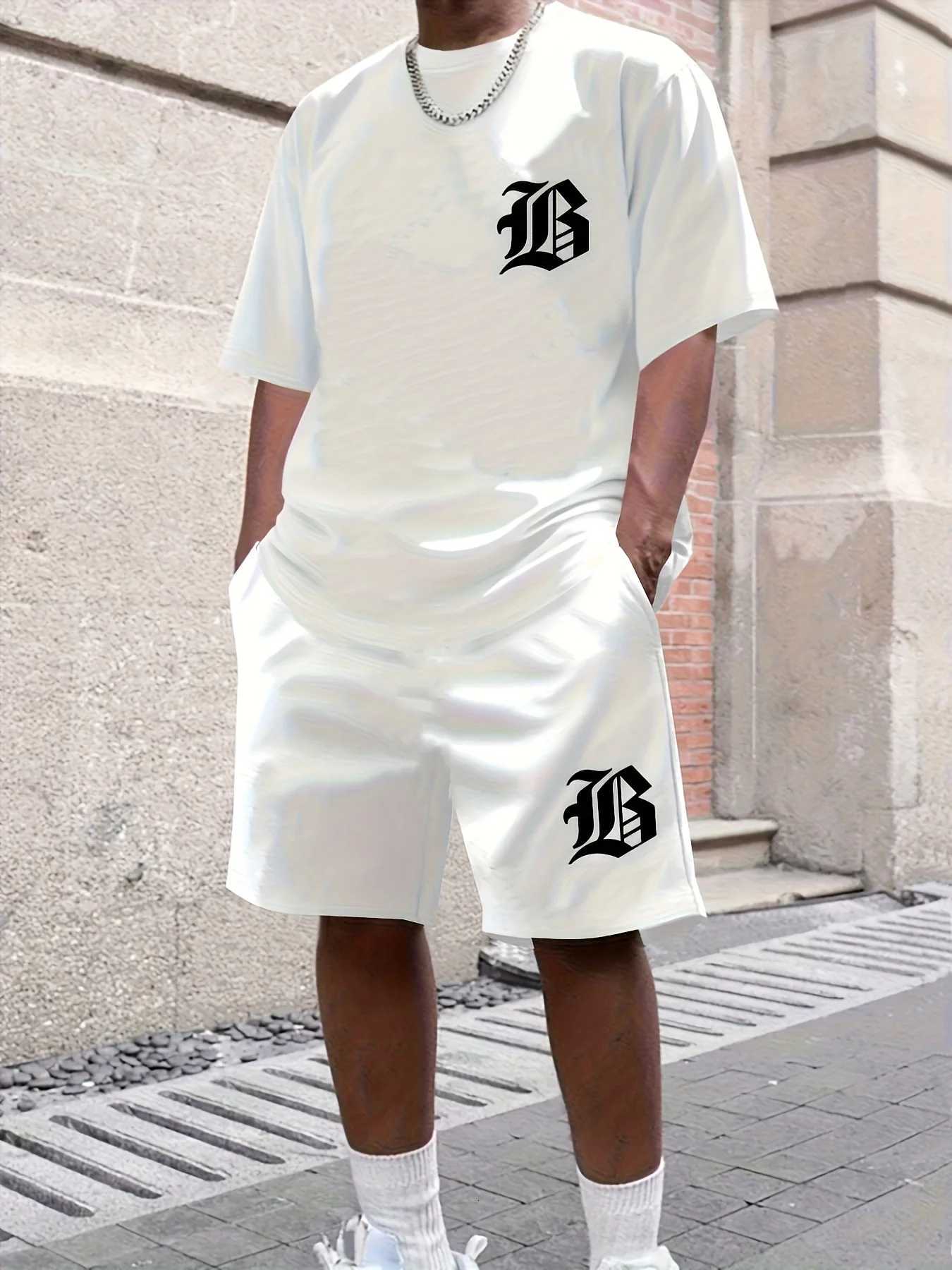 2025 Summer New Mens Casual Set 3D printed sportswear summer streetwear outdoor shorts set W251110