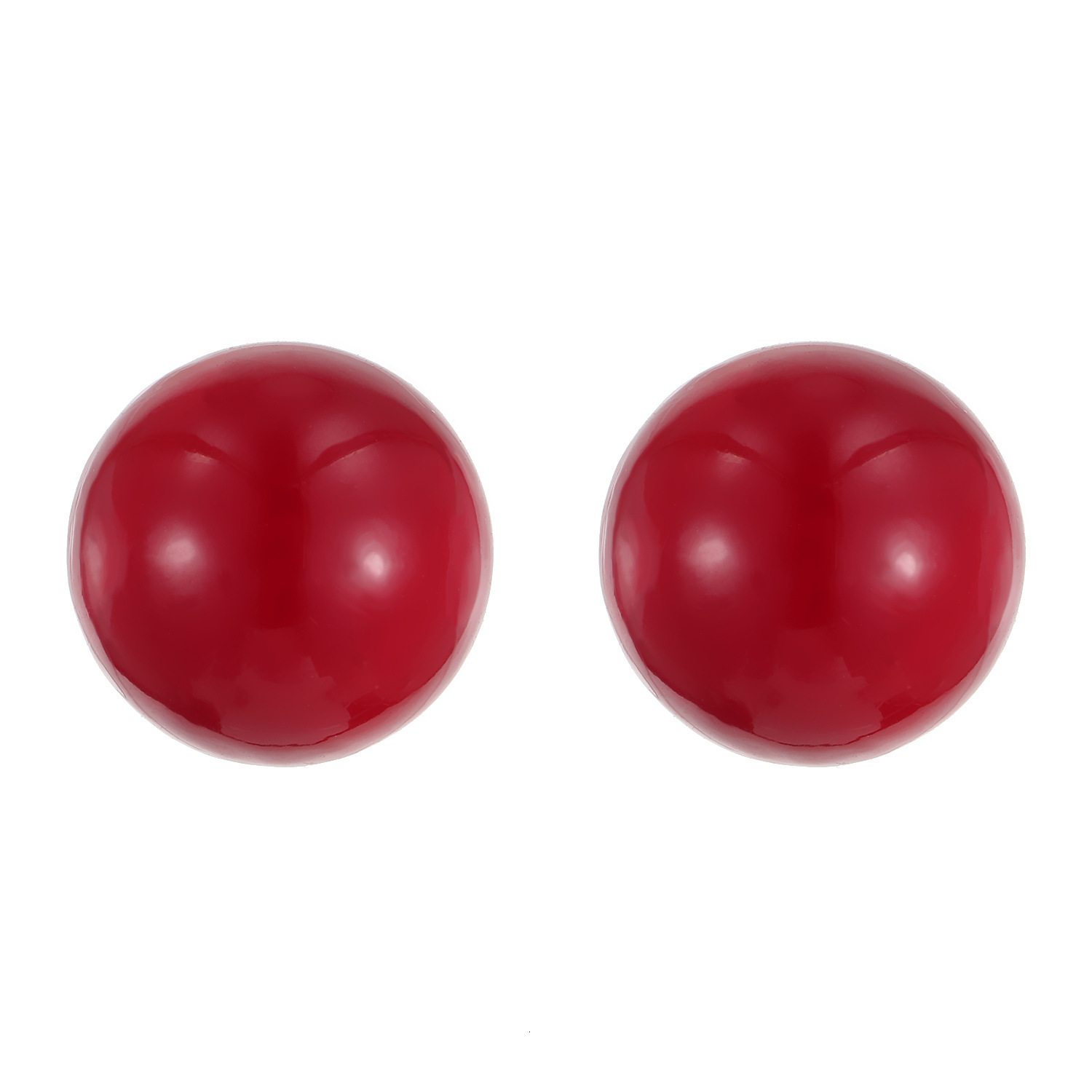for Women New Year Elegant Fashion Commuting Ancora Red Cherry Bean Stud Earrings