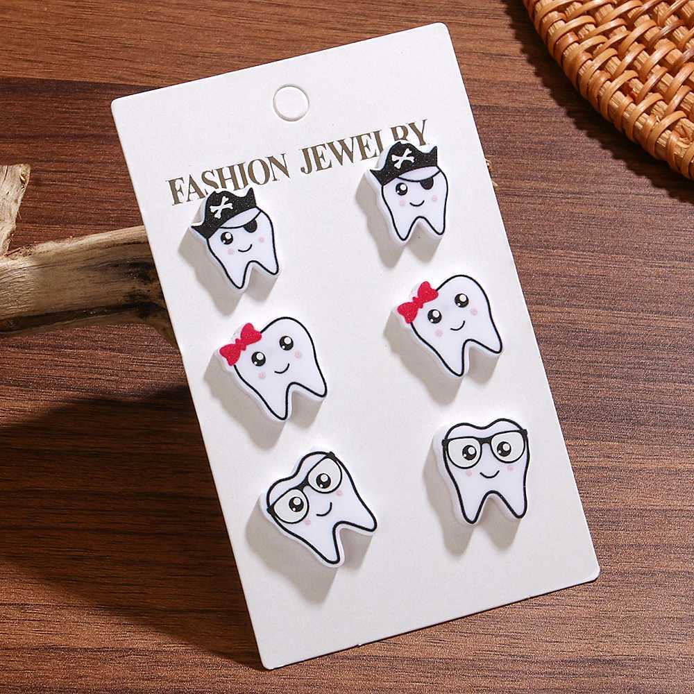 WELBACK Trendy Christmas Earrings Handmade DIY Cartoon Quirky Puppy Grimm Acrylic Dangling Earrings J251110