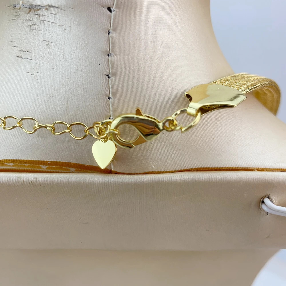 Woman Necklace Jewelry Set Fashion Necklace Earring Ring Bracelet Trend Clothing Jewelry FHK20644 250409