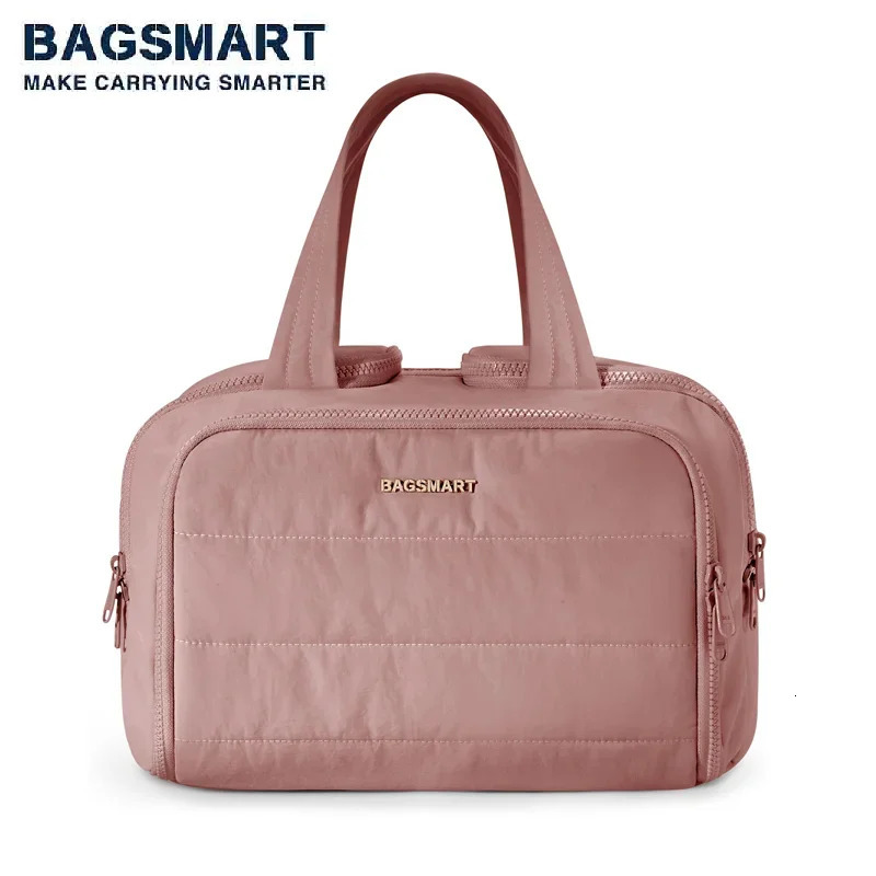 BAGSMART Large Capacity Travel Toiletry Bag Opening Makeup Portable Cosmetic Storage With Handle For Accessories Toiletr 251110