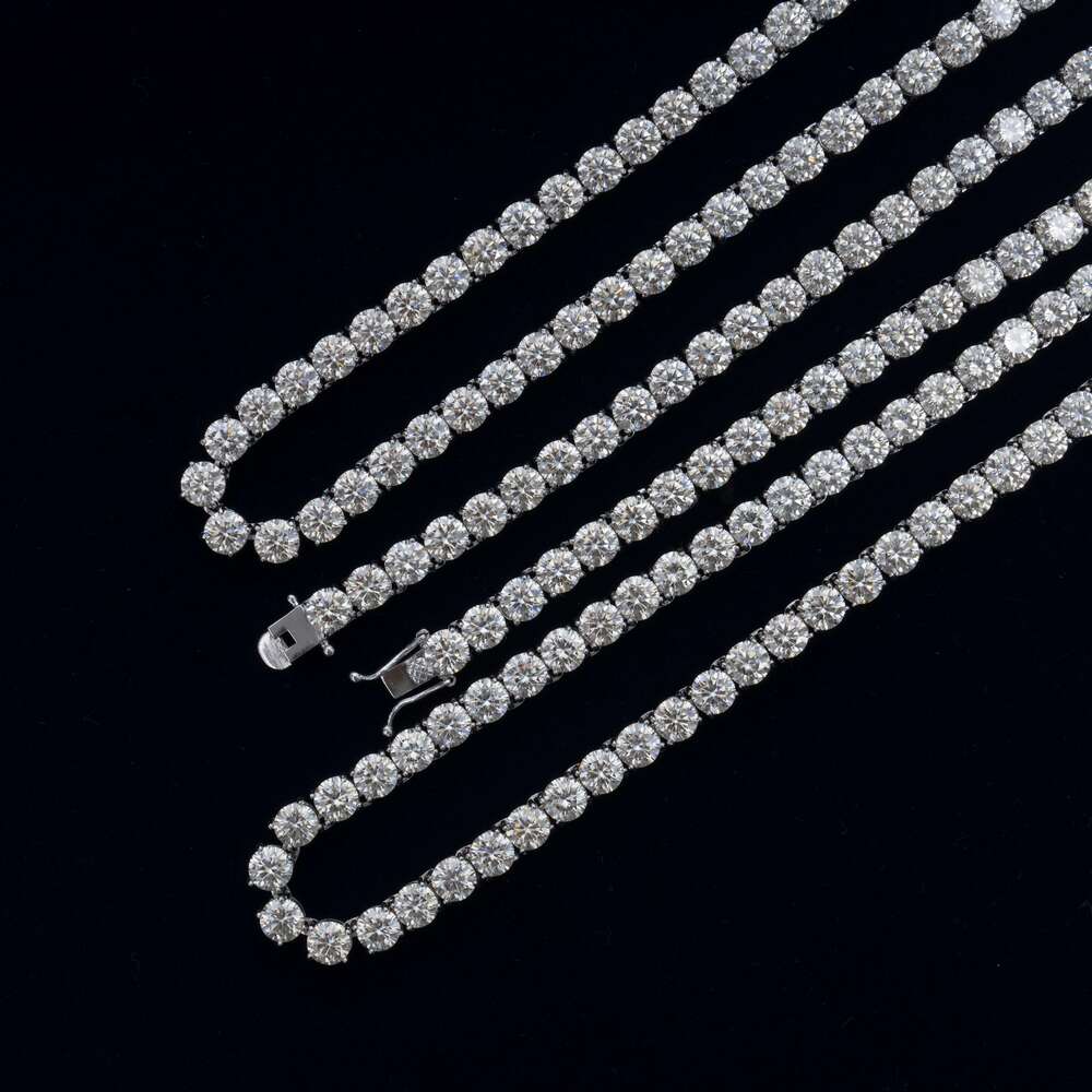 2mm 3mm 4mm 5mm 6.5mm 7mm 7.5mm 8mm Silver S925 Chain VVS Moissanite Diamond Fashion Tennis Chain
