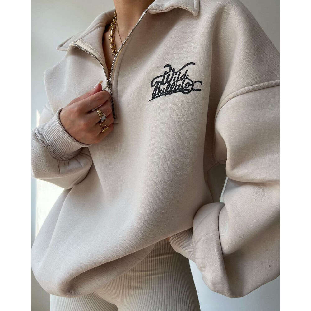 2024 New Printed Long Sleeve Hoodie for Autumn and Winter Versatile Veet