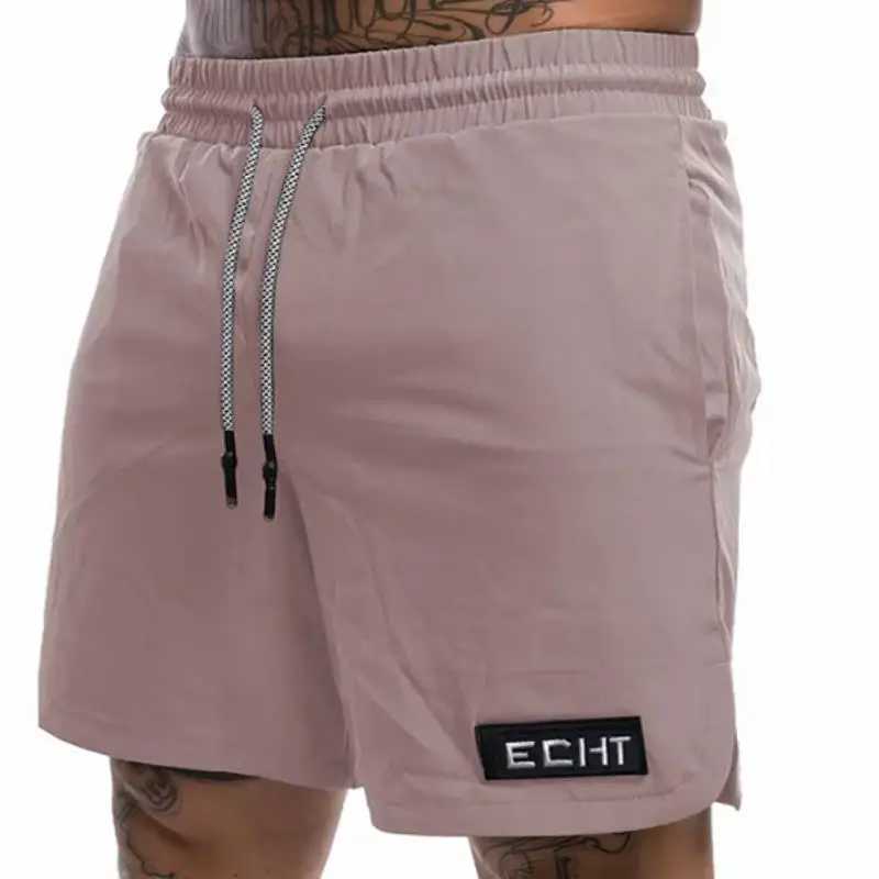 Mens and womens nylon fabric shorts five point loose sportswear quick drying solid lace same style summer X250410