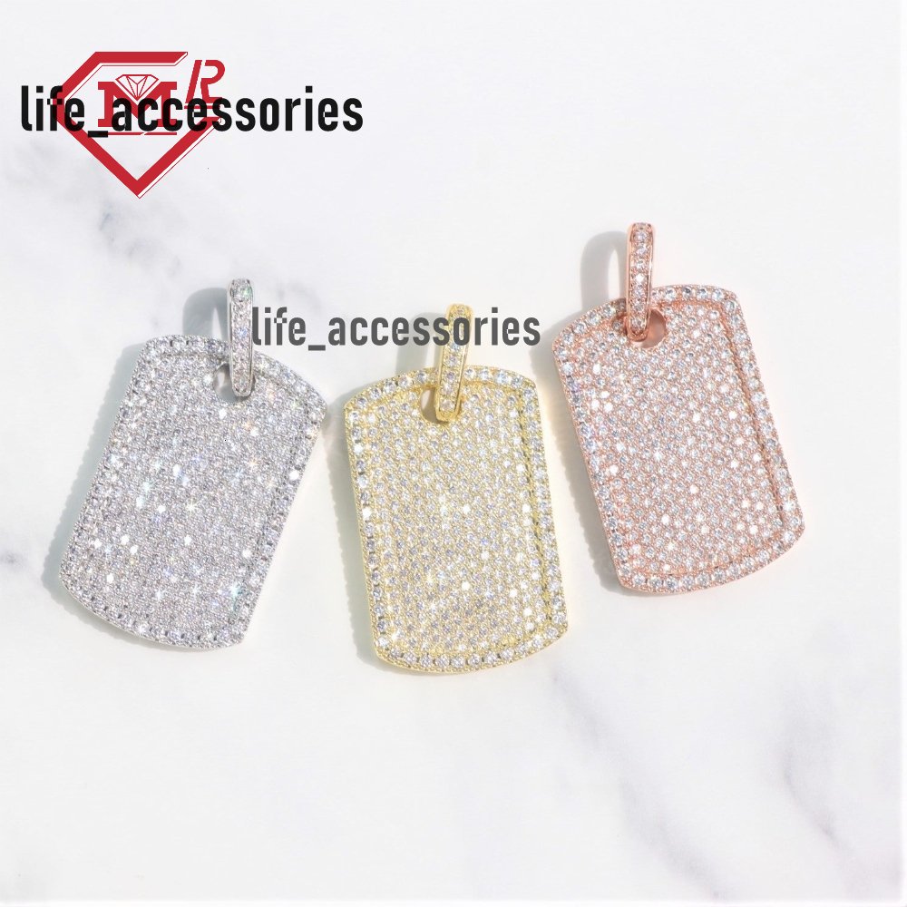 Hiphop Custom Moissanite Pendant Shield Iced Out D Vvs Moissanite Diamond S925 Moissanite Pendant