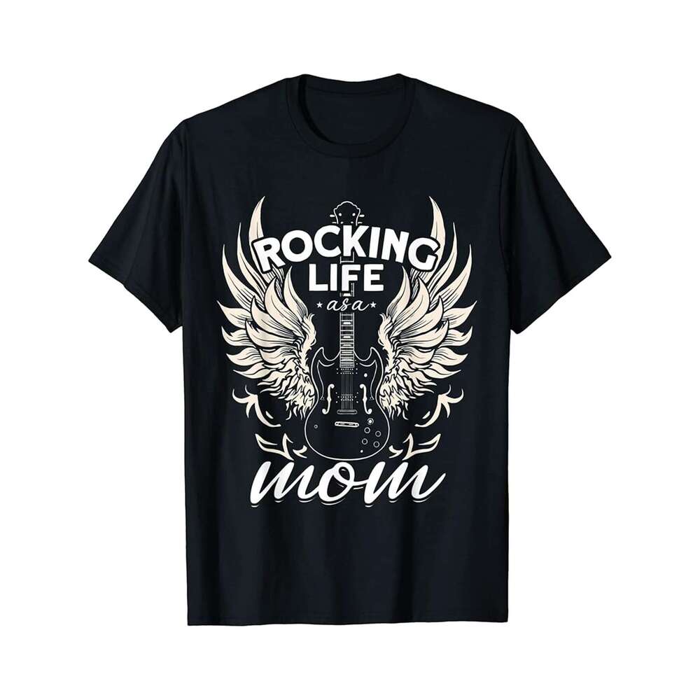 Designer T shirt Rocking Motherhood since Day Mother Family Mom - 220g T shits