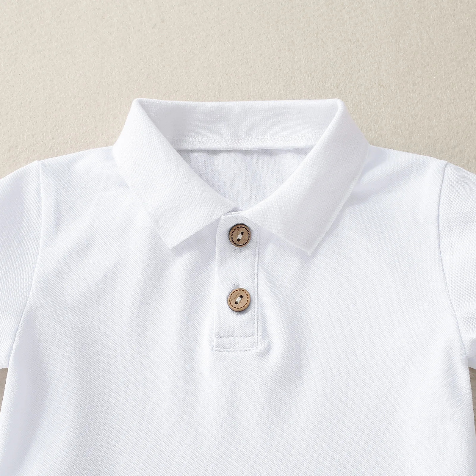 2PCS summer boys and childrens short sleeved polo shirts with button down collars skin friendly cotton shirts 250409