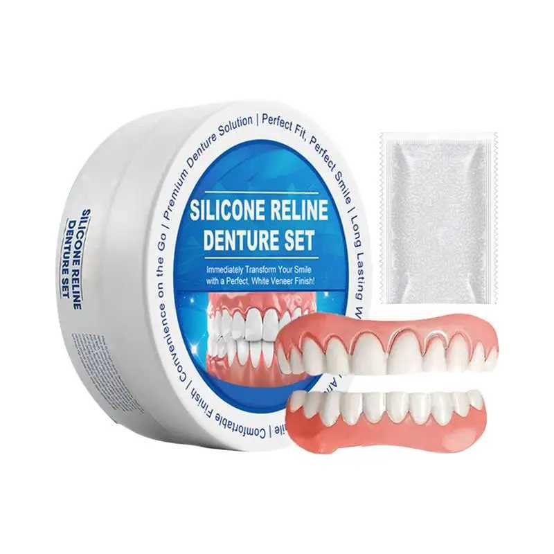 New Arrival Silicone dental arch soft lining kit lightweight denture cover silicone upper and lower veneer soft lining kit Z250410