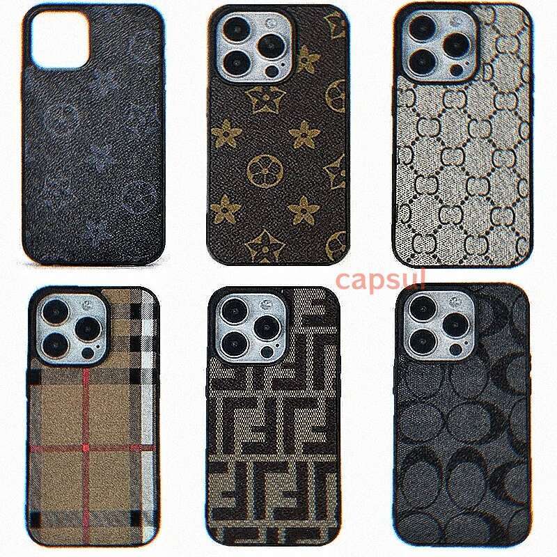 All Style Cases For iPhone 17 16 Max 16pro 15 Plus 14 Pro 13 12 11 XR Designer Fashion Creative Case Holder designer phone case back cover capsul05
