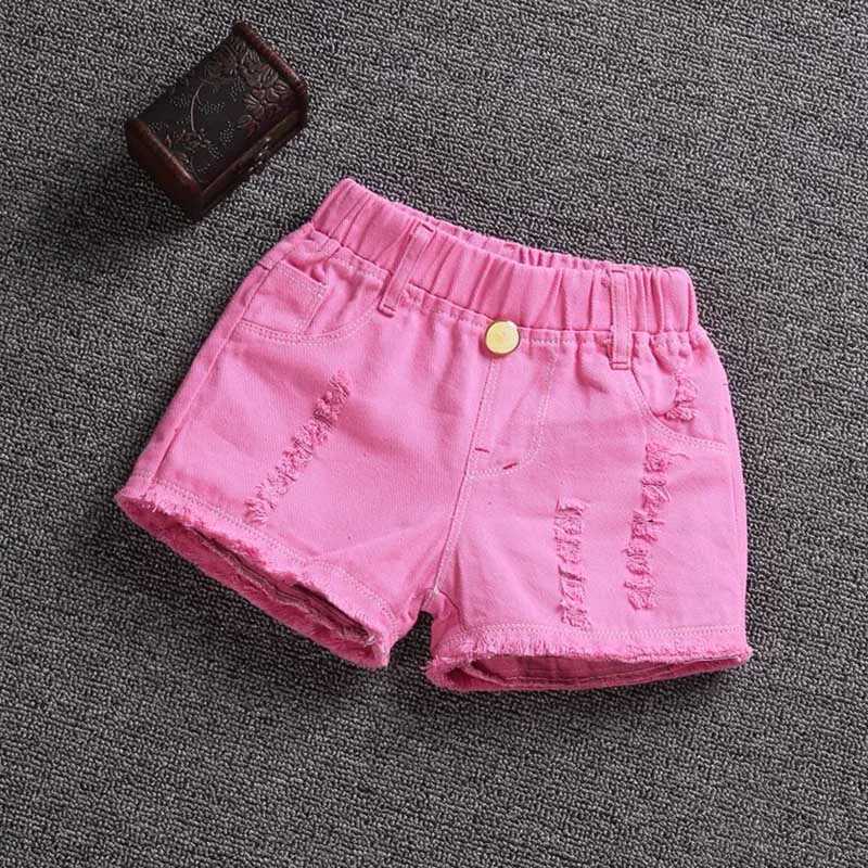 3-9-year-old childrens casual candy colored cotton shorts Z250410