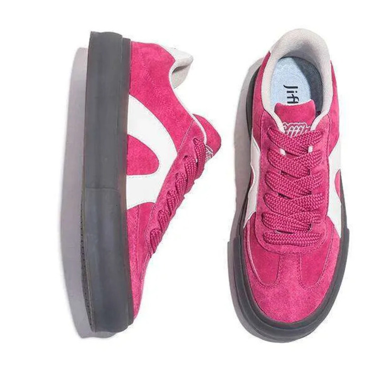 2025 Jifffly Dexun for Women Summer New Ins Trendy Brand Versatile Thick-Soled Height-Increasing Sports Shoes