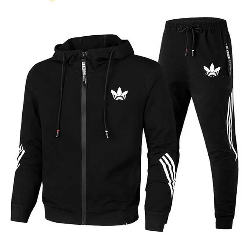2025 Spring and Autumn Brand Hoodie Set Mens Fashion Hoodie Brand Pants Casual Jogging Clothing Sportswear W251110