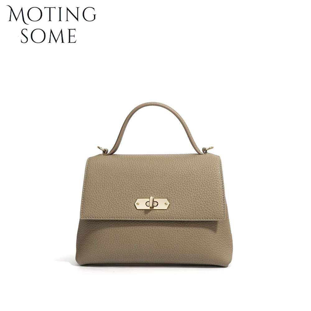 Motingsome Fashion Cowhide Mini Bag Women Shoulder Genuine Leather Flap Bags Satchel Lady Daily Purses 2024 New