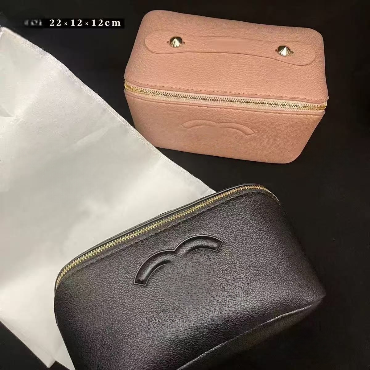 go tote jouvence Fashion Designers Cosmetic Toiletry Pouch Makeup Bag Cases Leather Womens Wash Purses Handbags Travel Ladies Clutch Hobo Zippers Make Up Bags