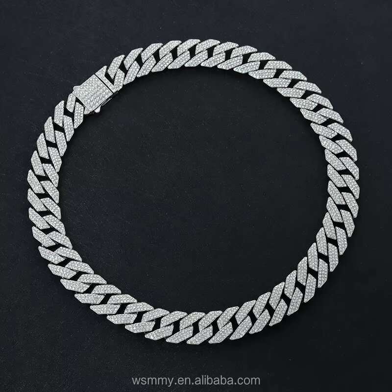 Hip hop Jewelry Men's Gold Design Miami Cuban Chain Buckle Ice Out Bracelet