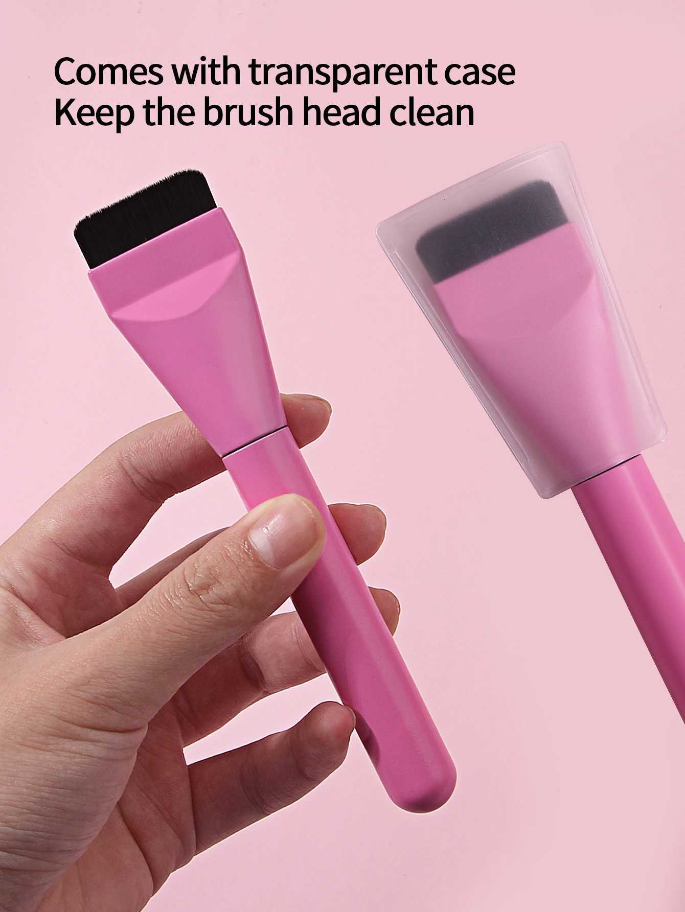 Multifunctional Foundation Brush Ultra-thin Liquid Foundation Brush Flat-head Mask Brush Portable Professional Makeup Tool L251110