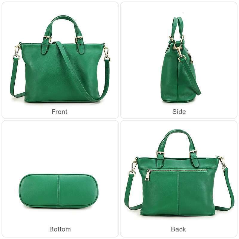 Contact'S Tote Handbags for Women Genuine Leather Fashion Trend Shoulder Bag Brand Female Crossbody Bags High Quality