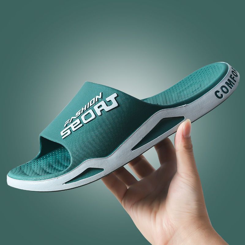 Fashion Street Outdoor Sports Basketball Style Soft Thick House Slippers Unisex Couple Slippers free shipping Wear resistant exterior