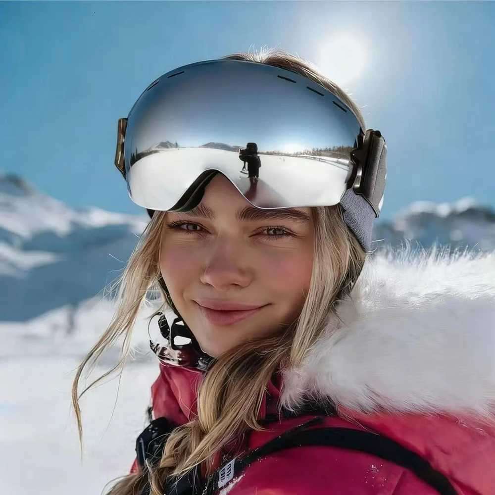 New Ski GoggLEs Anti-Fog Ski Snowboard GoggLEs Men Women Ski Glasses UV400 PROtection WindPROof Snowboard GoggLEs Hot SaLE K251110