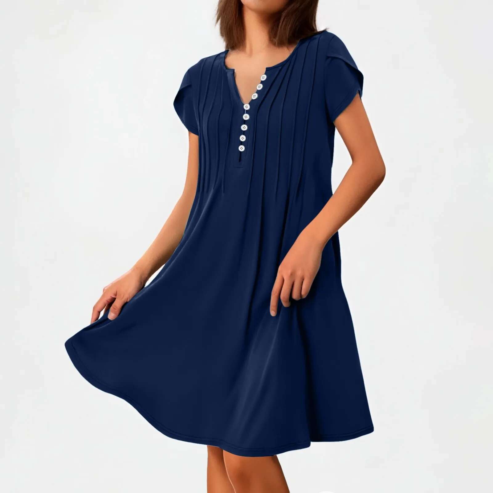 Dongdumaoyi Women S Tshirt Dress White Short Sleeve Knee Length Ral Summer Dresses For Elegant Loose Sundress