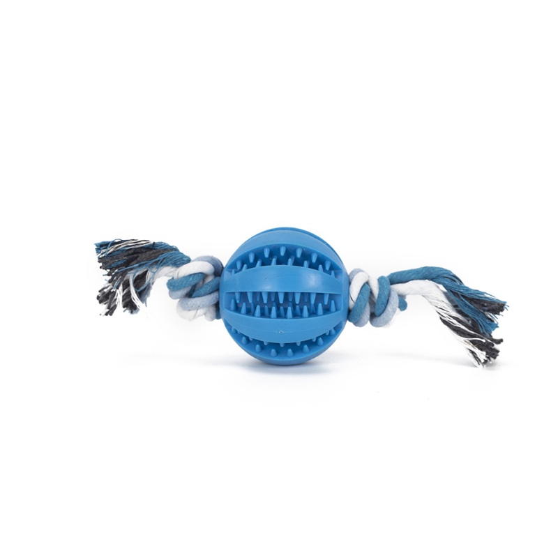 Pet dog food leakage TPR toy ball grinding teeth puzzle bite resistant training toy watermelon ball pet chewing toy