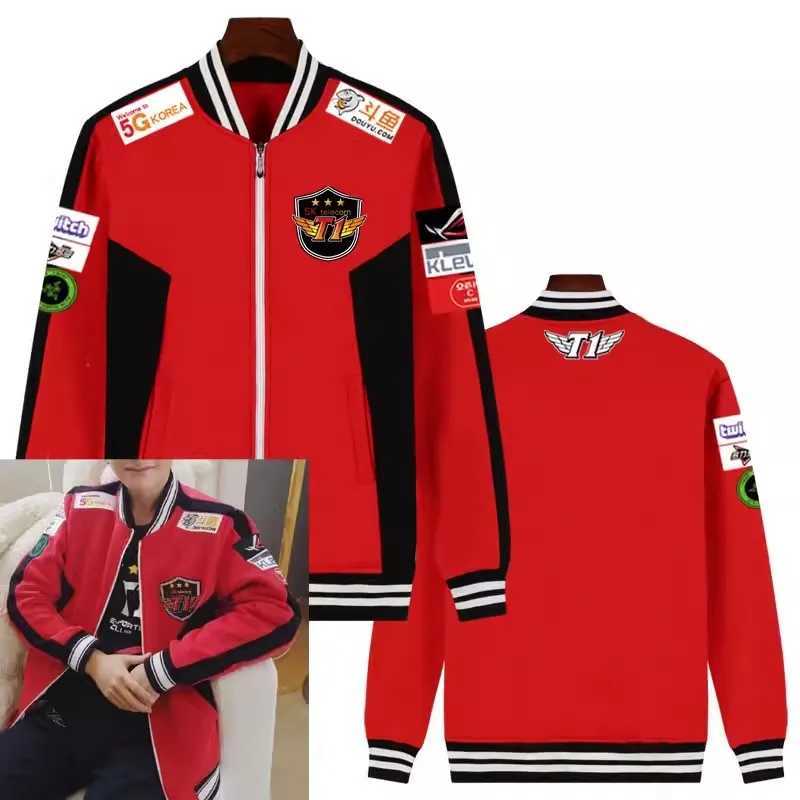 Game LOL World S7 Team SKT T1 Uniform Baseball Jacket Faker Mens Top New XXS-3XL Plus sizes W251110