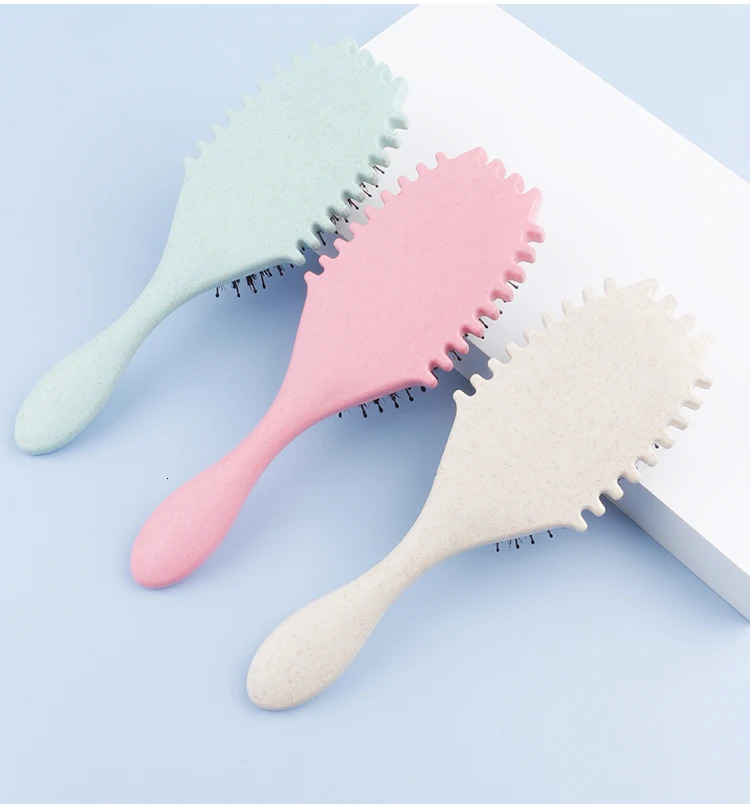 Curls Define Styling Brush Boar Bristle Detangling Hair Brush Tangled Hair Comb Shaping Defining Curls Barber Salon Styling Tool 251107