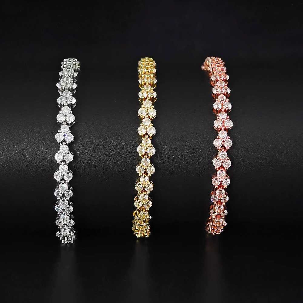 Luxury Roma 18cm Rose Gold Silver Color Bracelet Bangle for Women Wedding Gift Jewelry Wholesale on Hand Love S5457T251110