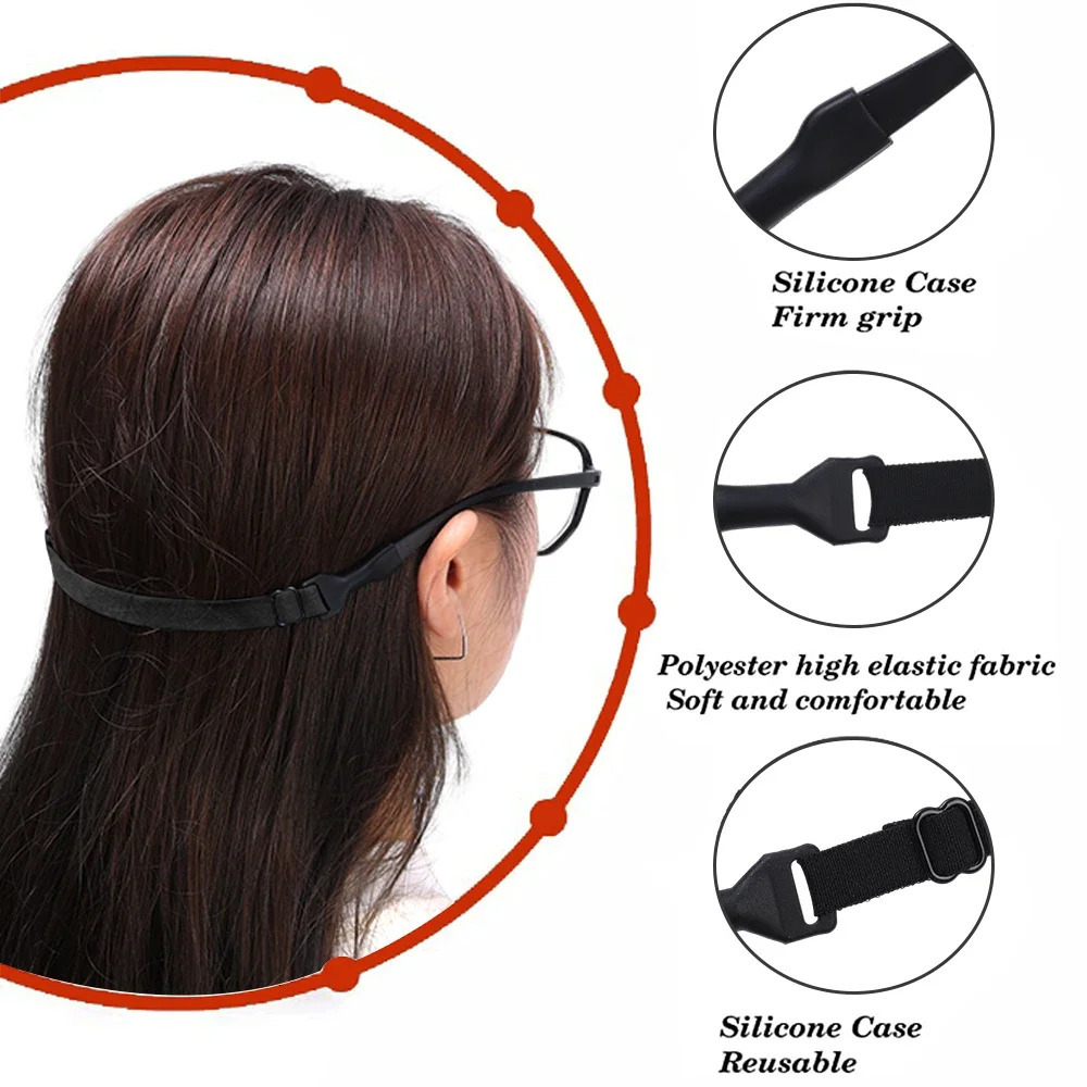 15 piece of childrens eyeglass chain adult sunglasses strap seat belt bracket sports glasses 250410