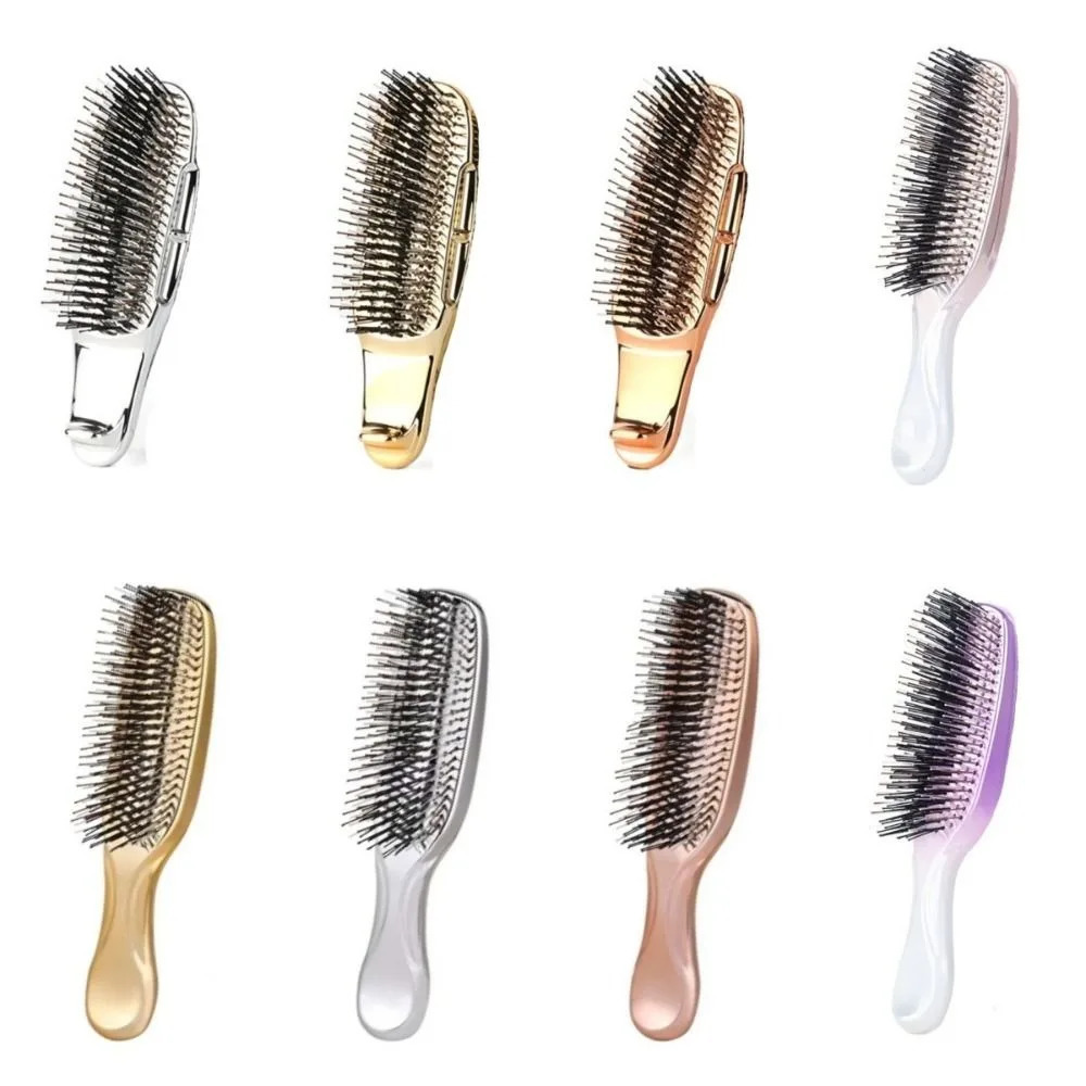 Electroplated Crafted Massage Comb Upscale Cleansing Massage Scalp Fine Air Cushion Comb Style Hairdressing 251107