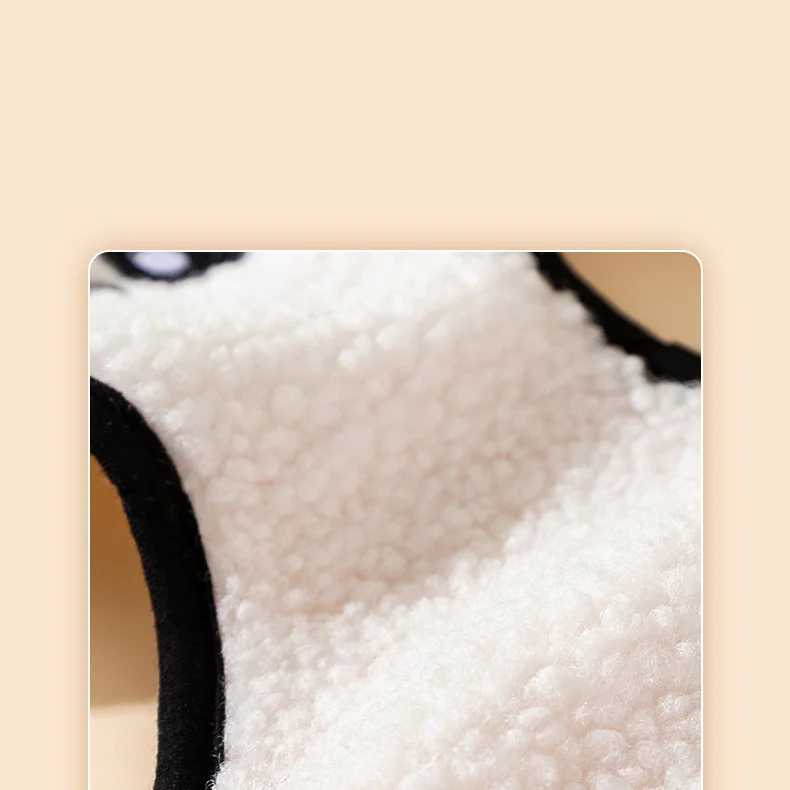 Puppy Cute Animal Plush Panda Dog Harness and leash Collar Set and Medium-sized Dog Teddy Outdoor Vest-Style Harness Dog Leash J251110