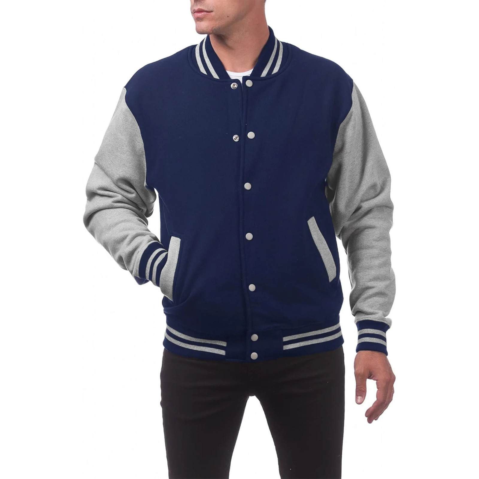 loose American fashion baseball jersey fashionable bomber jacket mens casual plus size 250401