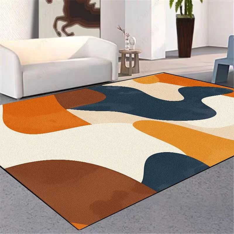 Modern Geometric Abstraction Large Carpet for Living Room Decor Sofa Area Rug Y251110