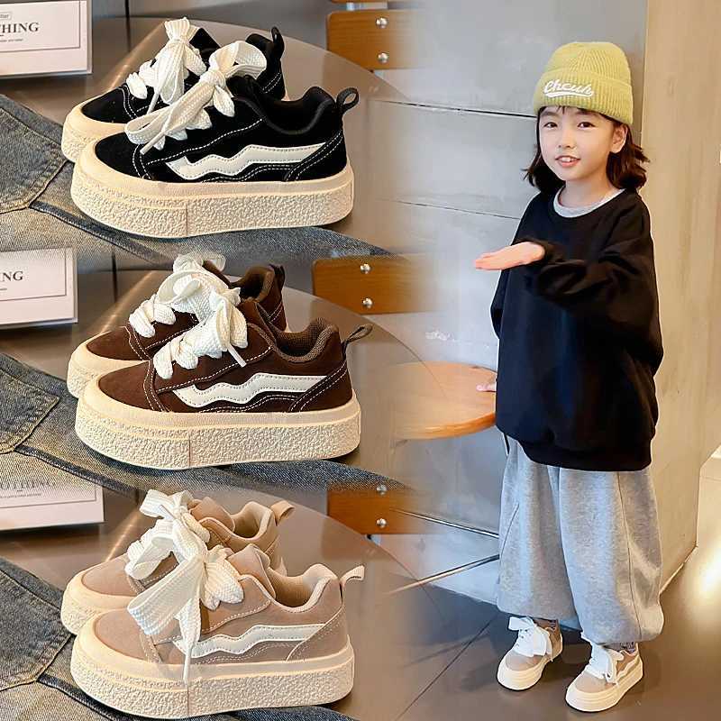 Childrens striped canvas shoes Performance shoes for boys toddler girls platform shoes tennis Spring and autumn W251110