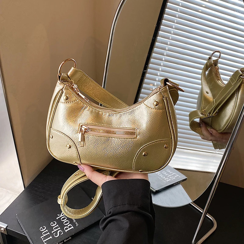 New Light Luxury Soft Leather Messenger Bags for Women Versatile Casual Solid Color Single Shoulder Pack Trendy Crossbody Bag R251110