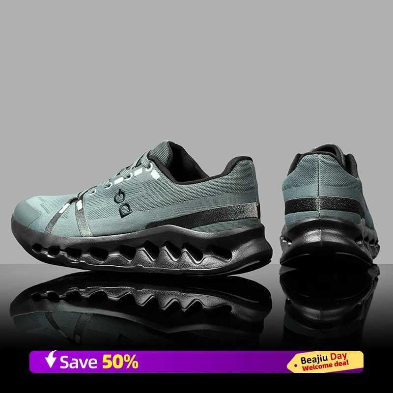 Men Sports Running Shoes Turn Buckle Breathable Lightweight Womens Comfortable Athletic Nonskid Carbon Plate Marathon SneakersC250410