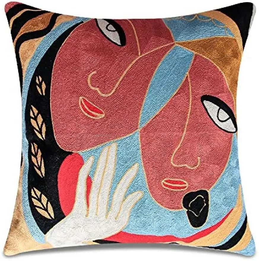 Pillow Case Short Plush Pillow Cover 45 X45 Outdoor Cushion Cover Decorative Sofa Home Autumn decoration Y251110
