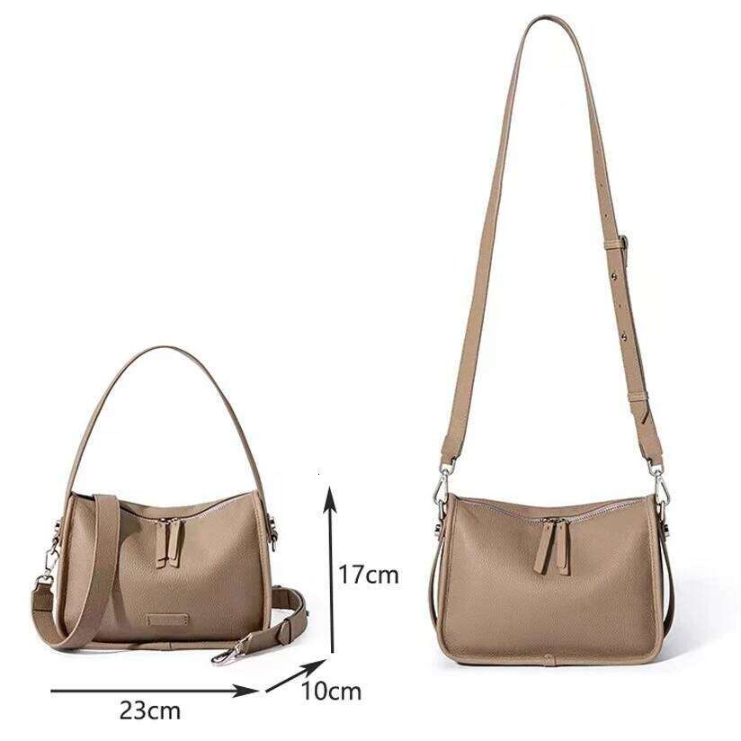 New Women's Genuine Leather Fashion Female Sling Shoulder Bags Lady Handbag Commute Underarm Messenger Bag Suotong1110