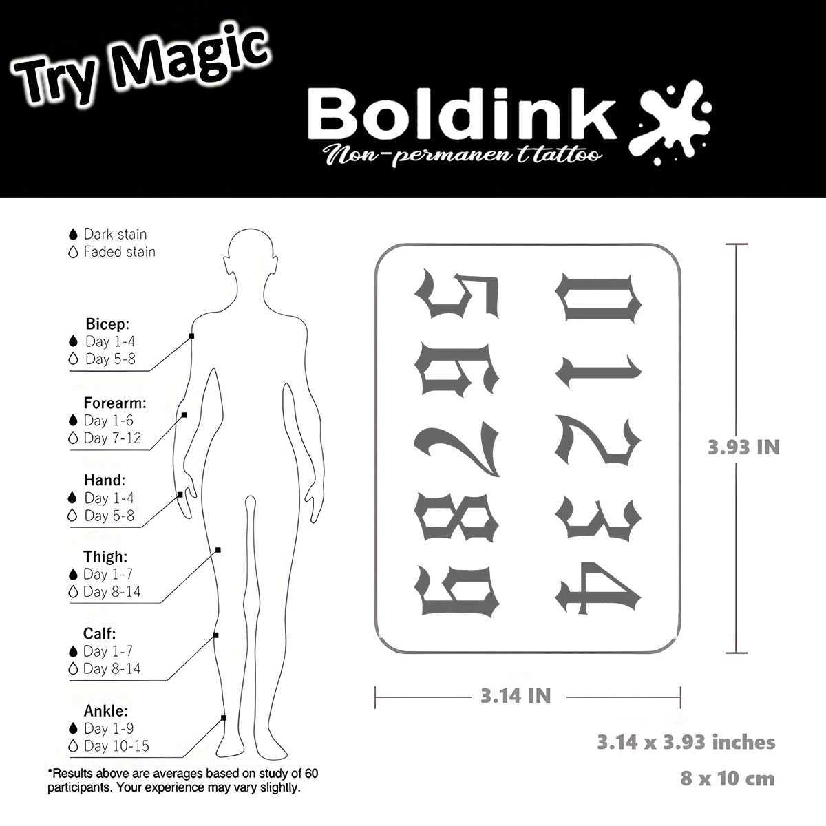 Digital temporary tattoo lasting for 15 days with new technology waterproof semi permanent sticker. W250410